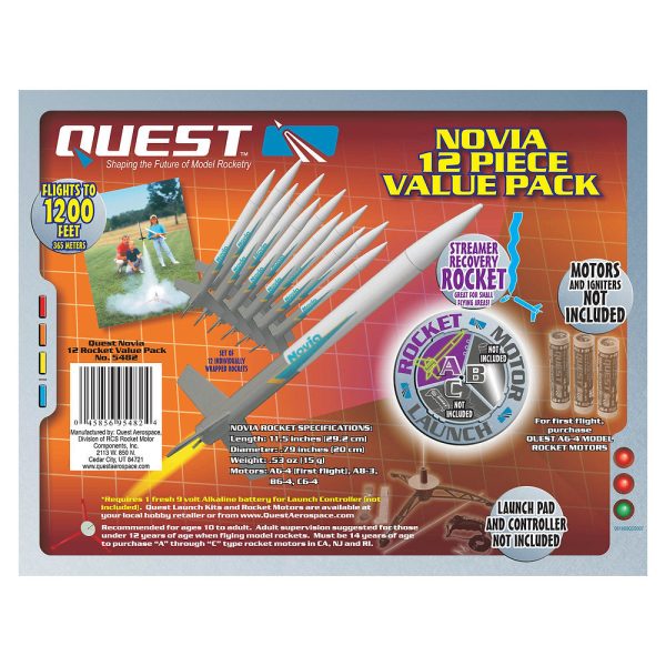 Quest Novia™ Classroom Value Pack 12 Rockets - Q5482 Supply