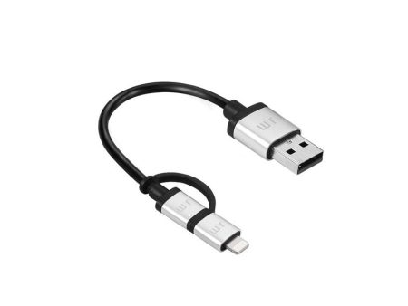 Just Mobile - AluCable Duo Mini - Micro USB and Lightning Cable Online