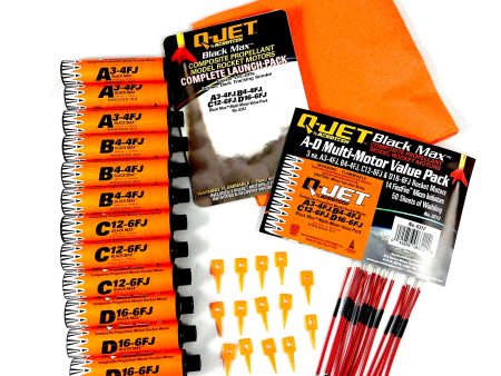 Quest Q-Jet™ Black Max Multi-Motor Value Pack (A3-4 B4-4 C12-6 D16-6) - Q6312 Online now