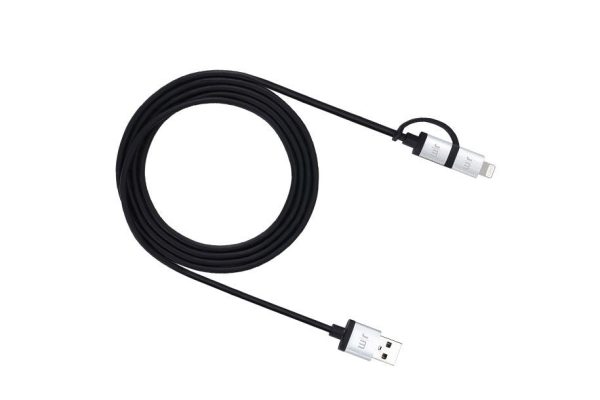 Just Mobile - AluCable Duo Micro USB and Lightning Cable Online