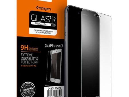 Spigen - GLAS.tR SLIM HD Premium Screen Protector for iPhone 8   7 Online