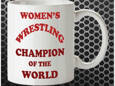 Women s Wrestling Champion Of The World - Andy Kaufman Inspired Mug For Cheap