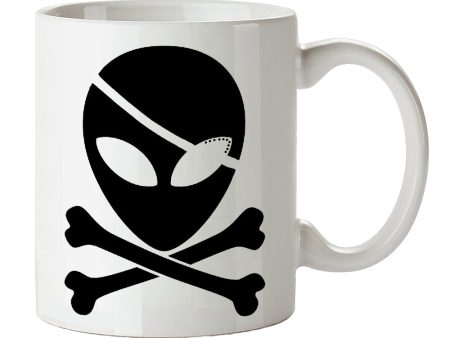 UFO Mug - Alien Skull And Crossbones Discount