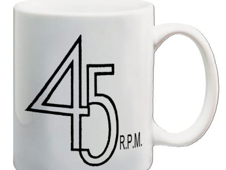 45 RPM - Revolutions Per Minute - Mug on Sale