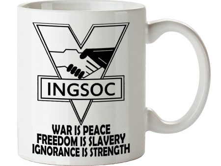 1984 Inspired Mug - INGSOC War Is Peace - George Orwell Sale