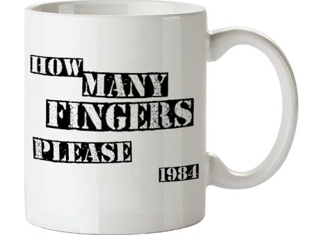 1984 Inspired Mug - How Many Fingers Please - George Orwell Discount