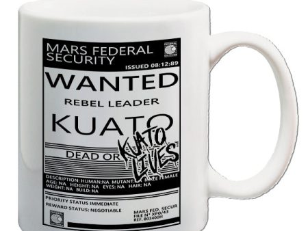 Total Recall Inspired Mug - Wanted Poster Kuato Discount