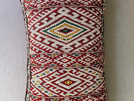 Ain Leuh Lumbar Pillow - Dual Evil Eyes For Sale