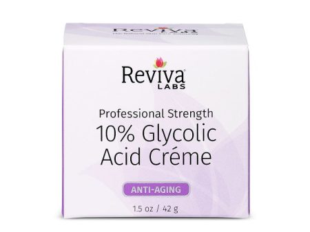 REVIVA - 10% Glycolic Acid Cream - 1.5 oz. (42 g) Discount