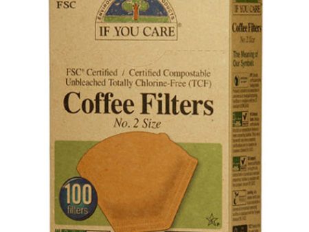 IF YOU CARE - Coffee Filters No 2 Cone Brown - 100 Filters Discount