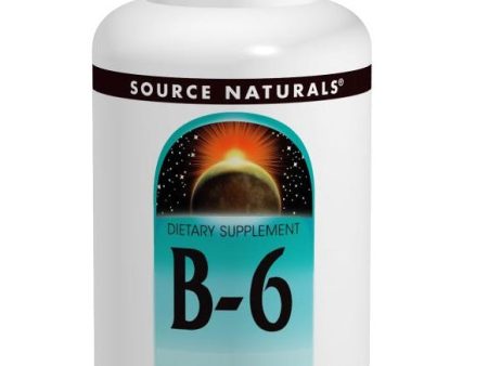 SOURCE NATURALS - Vitamin B-6 500 mg - 50 Timed Release Tablets Online Sale