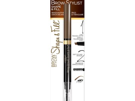 L OREAL - Brow Stylist Shape & Fill Mechanical Pencil Brunette - 0.008 oz (250 mg) Hot on Sale