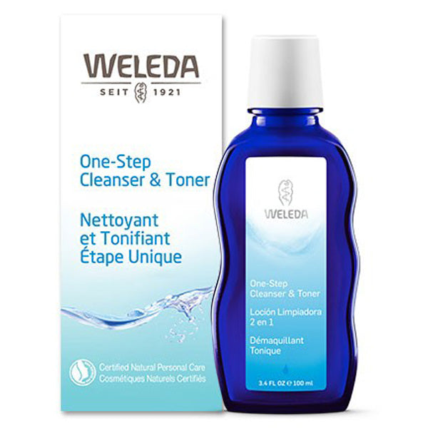 WELEDA - One Step Cleanser & Toner - 3.4 fl. oz. (100 ml) Hot on Sale