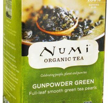 NUMI - Gunpowder Green Tea - 18 bag on Sale