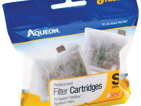 AQUEON - Mini Bow Replacement Filter Cartridge Small - 6 Cartridges Online Sale