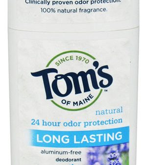 TOM S OF MAINE - Long Lasting Deodorant Stick Wild Lavender - 2.25 oz. (64 g) Fashion