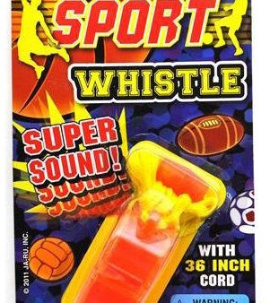 JA-RU - Super Sport Whistle 4 x7  - 1 Piece Hot on Sale