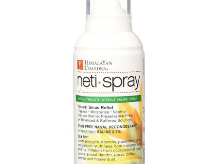 HIMALAYAN - Neti Spray Extra Strength Sterile Saline Spray - 4.2 fl. oz. (125 ml) Online Hot Sale