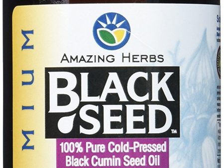 AMAZING HERBS - Premium Black Seed Oil - 8 fl. oz. (240 mL) Supply