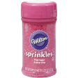 WILTON - Pink Spring Sugar - 3.25 oz. (92 g) Supply