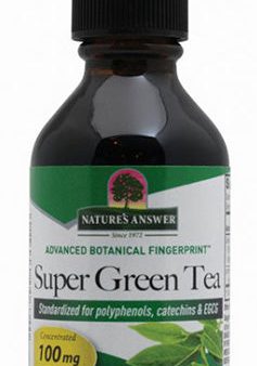 NATURE S ANSWER - Super Green Tea Alcohol-Free Extract - 2 fl. oz. (60 ml) Cheap