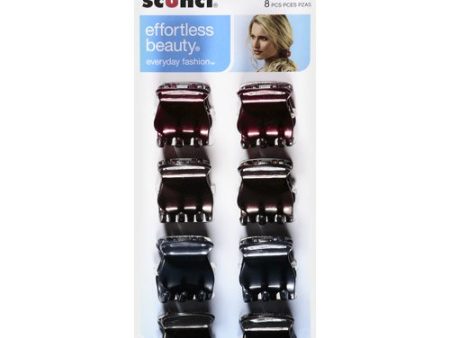 SCUNCI - Effortless Beauty Jaw Clips - 8 Clips Discount