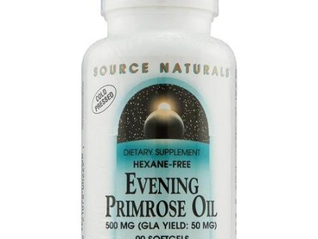 SOURCE NATURALS - Evening Primrose Oil (500 mg) - 90 Softgels For Discount