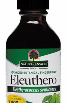 NATURE S ANSWER - Eleuthero Root Alcohol-Free Extract - 2 fl. oz. (60 ml) Online Sale