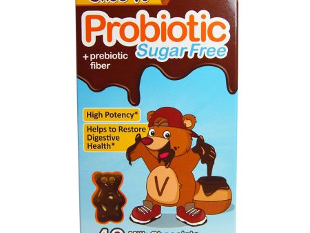 YUM V S - Probiotic with Prebiotic Fiber, Milk Chocolate - 40 Bears Online Hot Sale