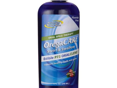 NAHS - OregaCARE Swirl & Swallow Wild Cranberry Mint - 8 fl. oz. (240 ml) For Sale