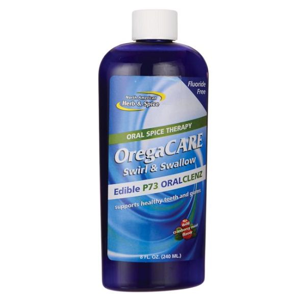 NAHS - OregaCARE Swirl & Swallow Wild Cranberry Mint - 8 fl. oz. (240 ml) For Sale