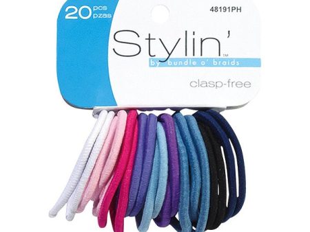 SHALOM - Stylin  Clasp Free Ponyholders - 20 Pack Online Sale