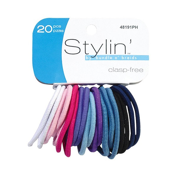 SHALOM - Stylin  Clasp Free Ponyholders - 20 Pack Online Sale