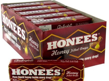 HONEES - Honey Filled Drops - 24 x 1.5 oz. Bars on Sale