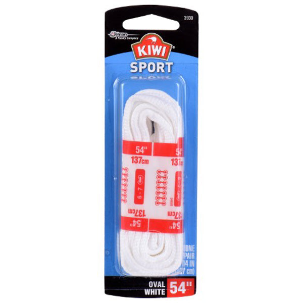 KIWI - Sport Oval Athletic Shoe Laces White - 54 Inches Online