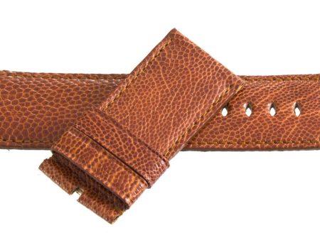 LOCMAN Men s 31mm x 30mm Brown Lizard Leather Watch Band Strap Fashion