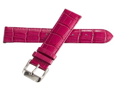 Anne Klein New York 20mm Pink Alligator Leather Watch Band Strap Online Sale