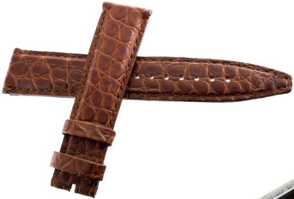 Corum 21mm x 18mm Brown Alligator Leather Mens Watch Band Strap NEW For Discount